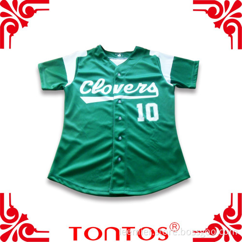 2016 New Design Custom Sublimation Printed Baseball Jersey